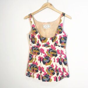 ANNELORE Silk Floral Tank